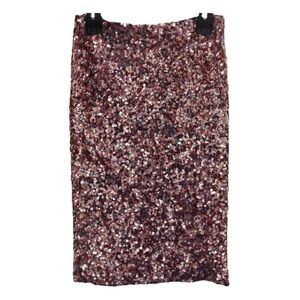 Dolce & Gabbana Sequin Pencil Skirt - Pink